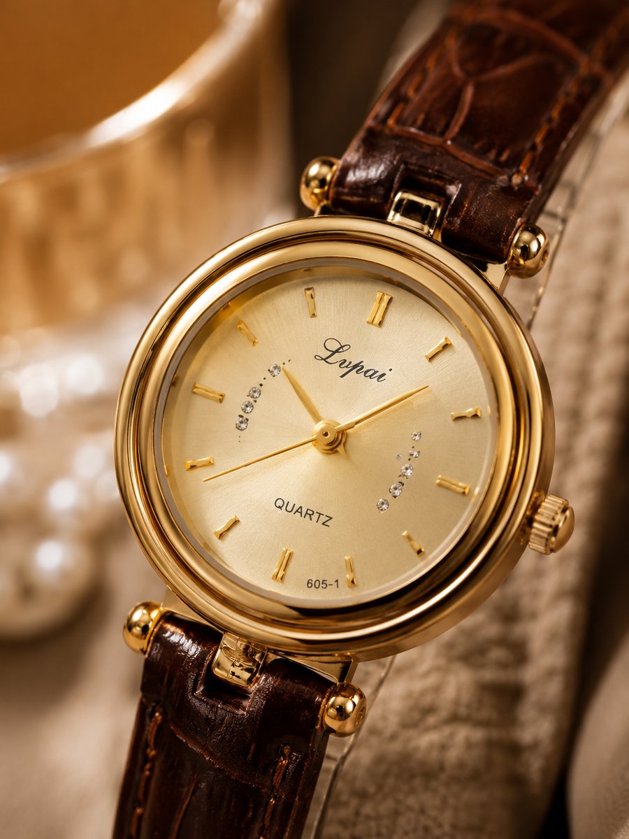 Gold Delicate Watch