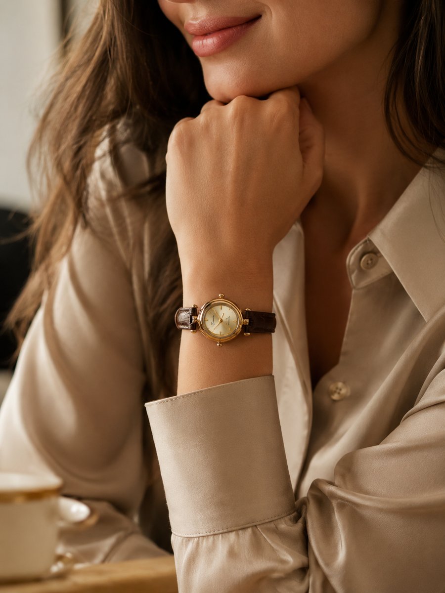 Gold Delicate Watch