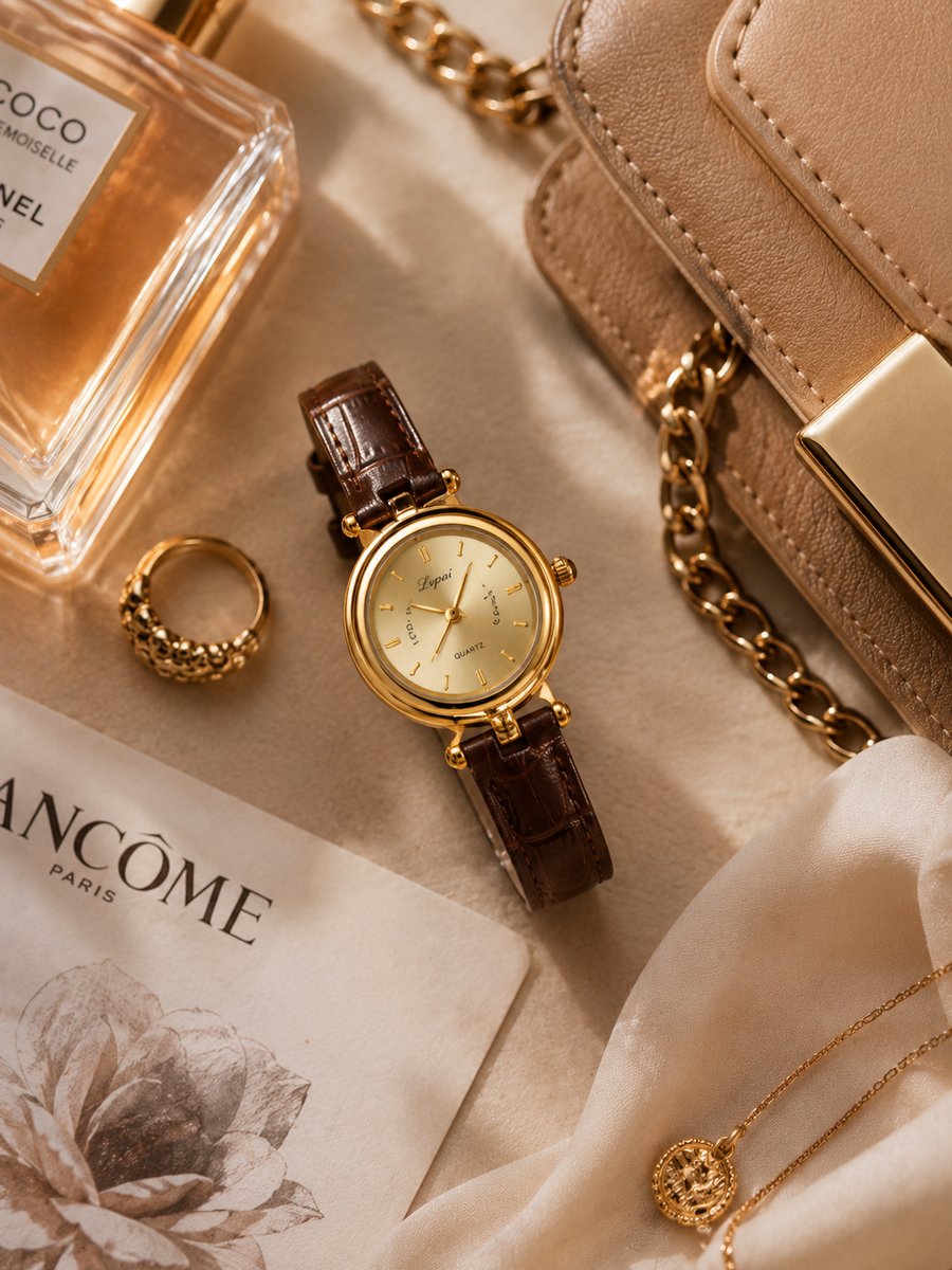 Gold Delicate Watch