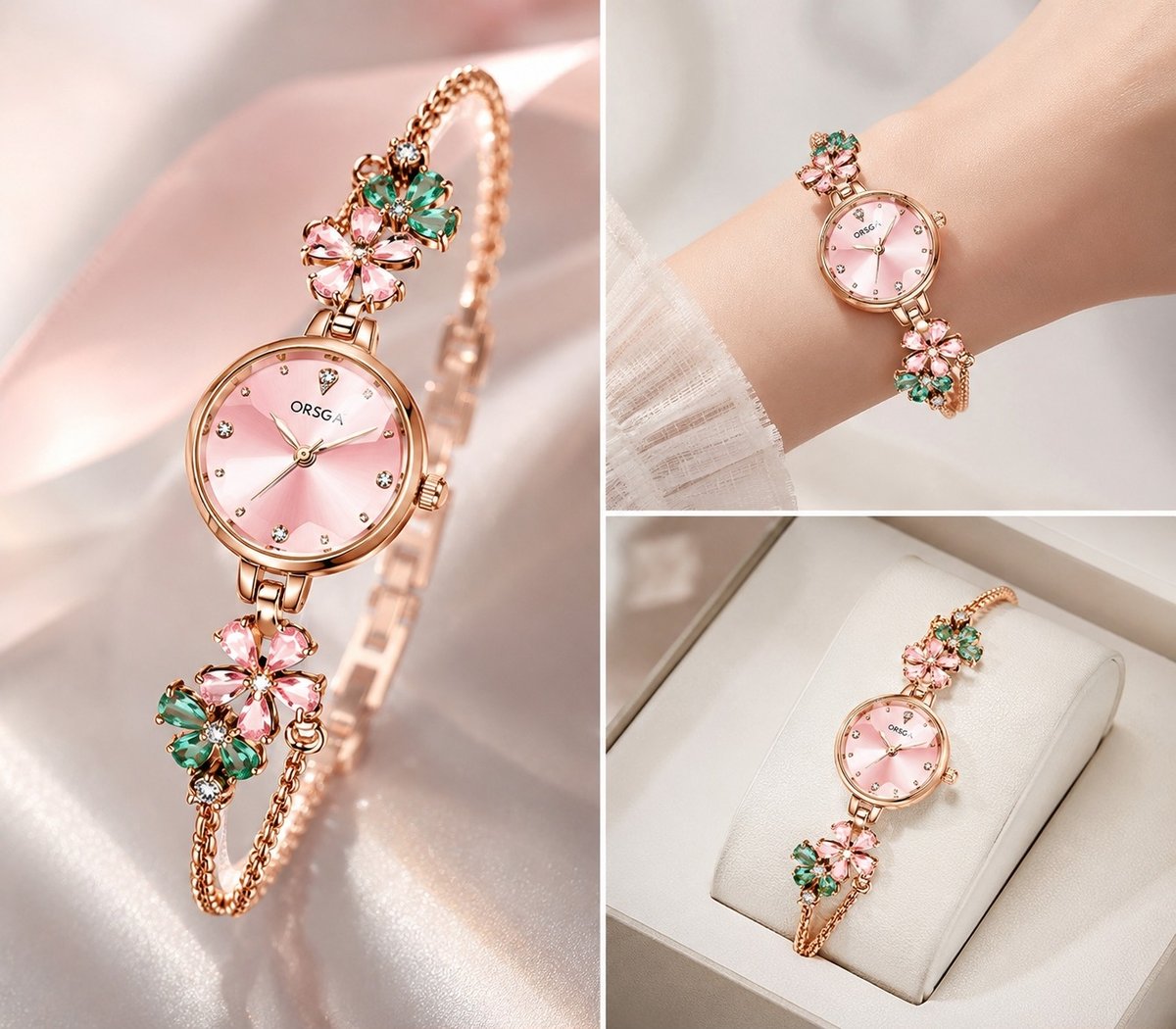 Rose Gold Luxe Watch