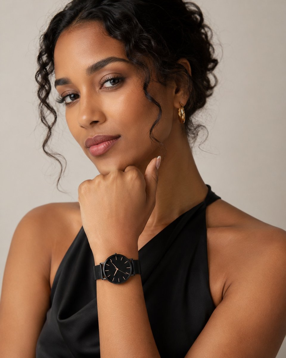 Rose Gold Elegant Watch