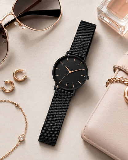 Rose Gold Elegant Watch